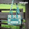 Wrangler Aztec Crossbody Tote Bag Turquoise