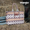 Wrangler Southwestern Oversized Tote Coffee