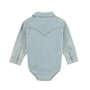 Wrangler Baby Western Bodysuit - Faded Blue