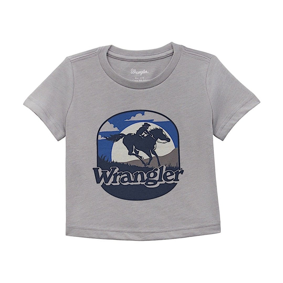 Wrangler Baby / Boy's Sunset Rider T-Shirt - Grey