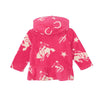 Wrangler Baby / Toddler Hoodie Jacket With Ruffle Hem - Pink