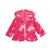 Wrangler Baby / Toddler Hoodie Jacket With Ruffle Hem - Pink