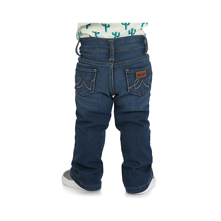 Wrangler Baby Toddler Script W pocket Jean - Mid Wash