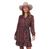 Pure Western Women's Brady Dress - Rust