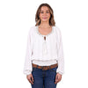 Pure Western Women's Nelly Blouse - Ivory