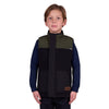 Pure Western Boy's Ralph Reversible Vest - Green/Black