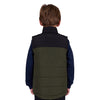 Pure Western Boy's Ralph Reversible Vest - Green/Black