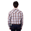 Pure Western Men's Axel Check Western Shirt - Tan