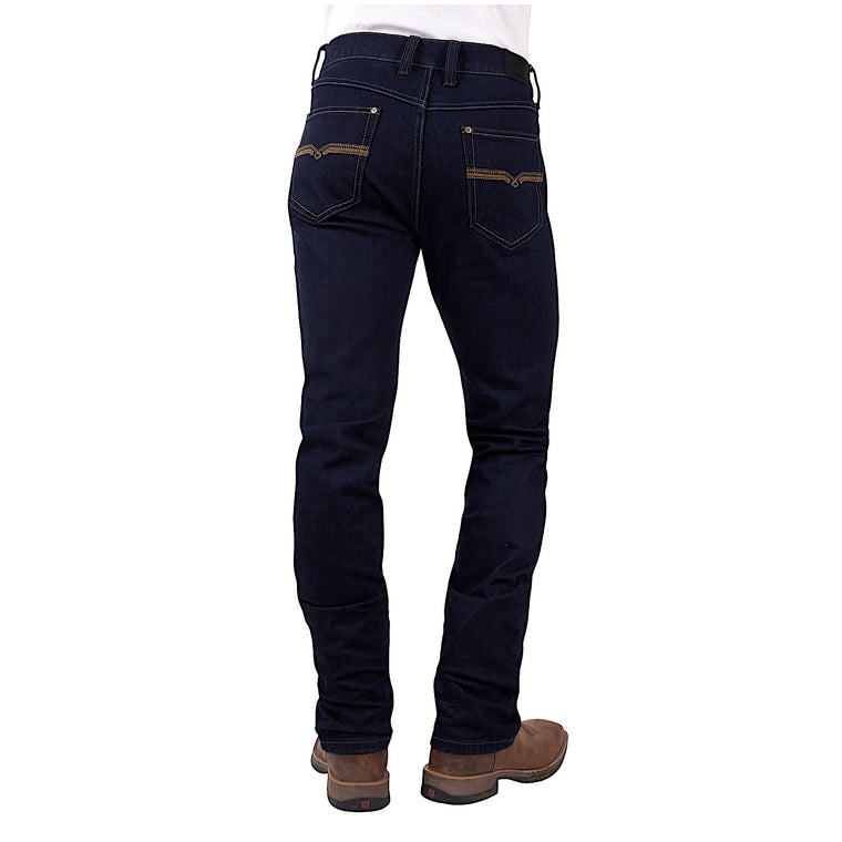 Pure Western Men's Hawkins Straight Leg Jean 34 Leg - Indigo