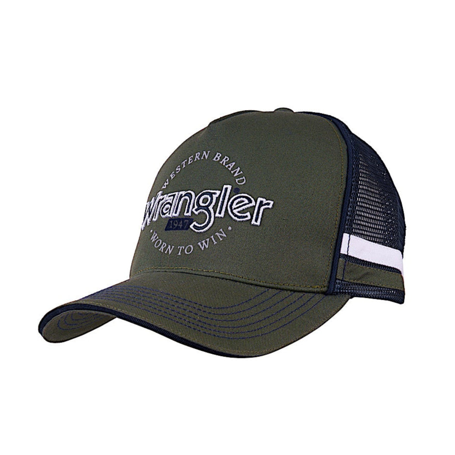 Wrangler Cole High Profile Trucker Cap - Cypress