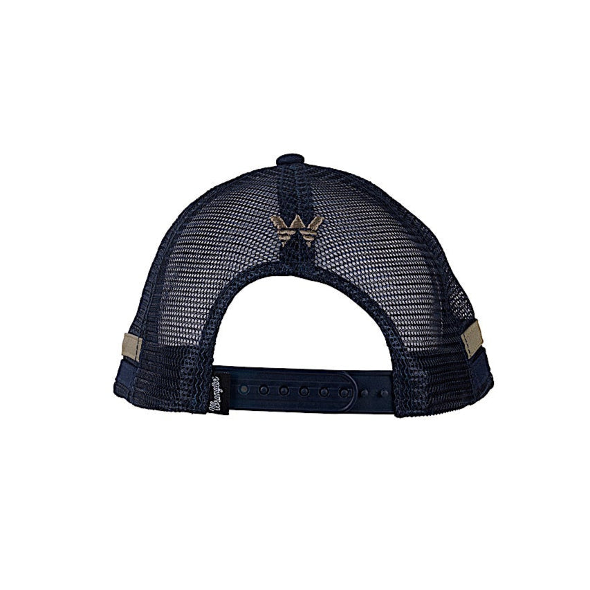 Wrangler Mason 6 Panel Trucker Cap - Navy