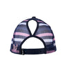 Wrangler Elise High Profile Ponytail Trucker Cap - Navy