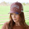 Wrangler Taryn High Profile Trucker Cap - Brown