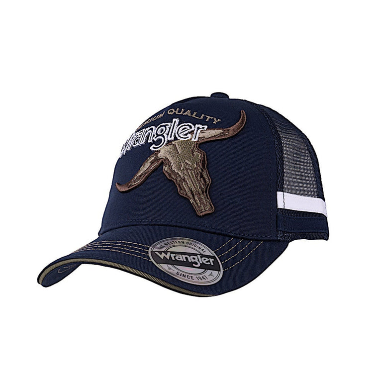 Wrangler Kid's Brando Trucker Cap - Navy