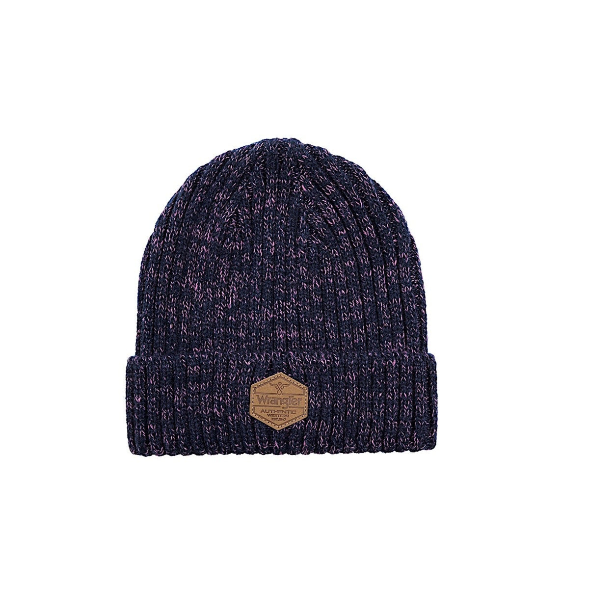 Wrangler Women's Ghano Beanie - Navy/Pink