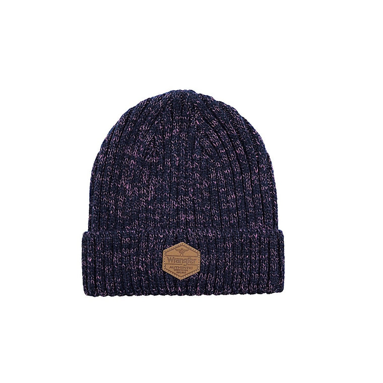 Wrangler Ghano Beanie - Navy/Pink