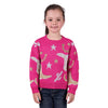 Pure Western Girl's Marcy Knitted Pullover - Pink