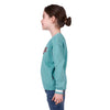 Wrangler Girl's Tabitha Crew - Turquoise