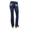 Pure Western Women's Meg Boot Cut Jean 32" Leg - Evening Sky