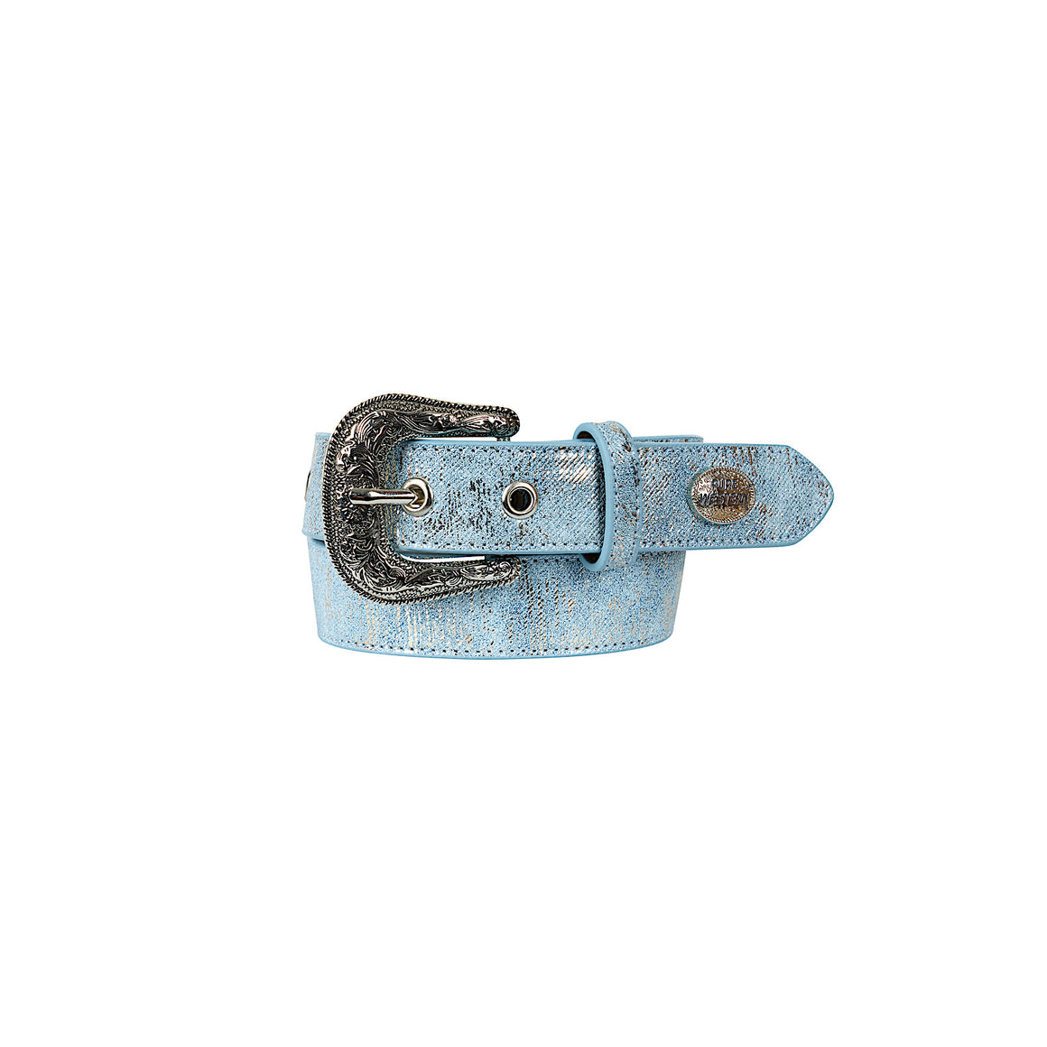 Pure Western Kid's Denim Belt - Denim