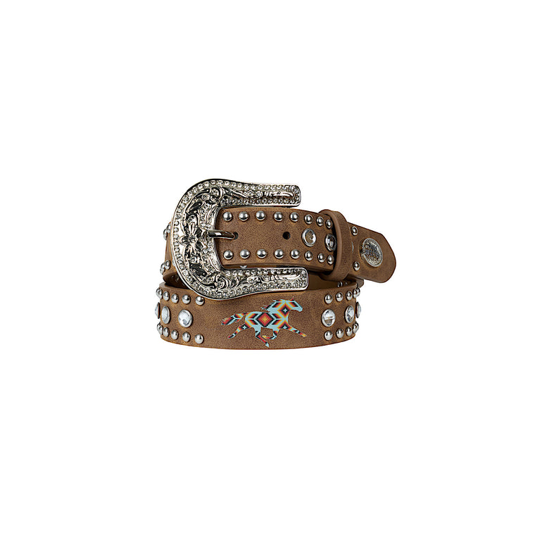 Pure Western Kid's Nancy Belt - Tan