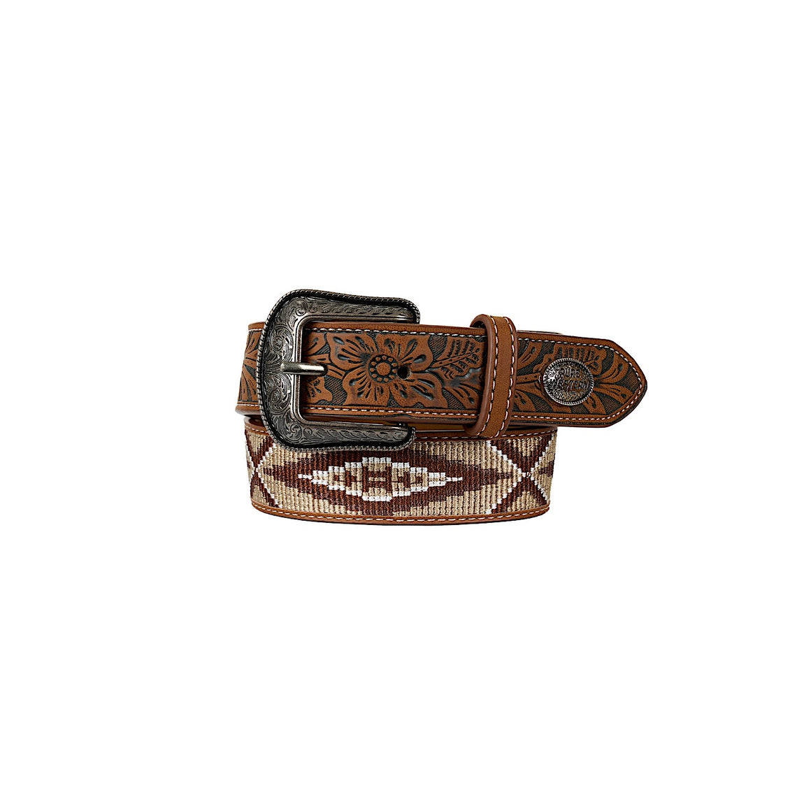 Pure Western Kid's Lando Belt - Tan