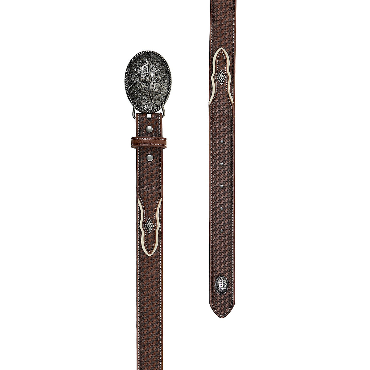 Pure Western Kid's Bradley Belt - Dark Tan