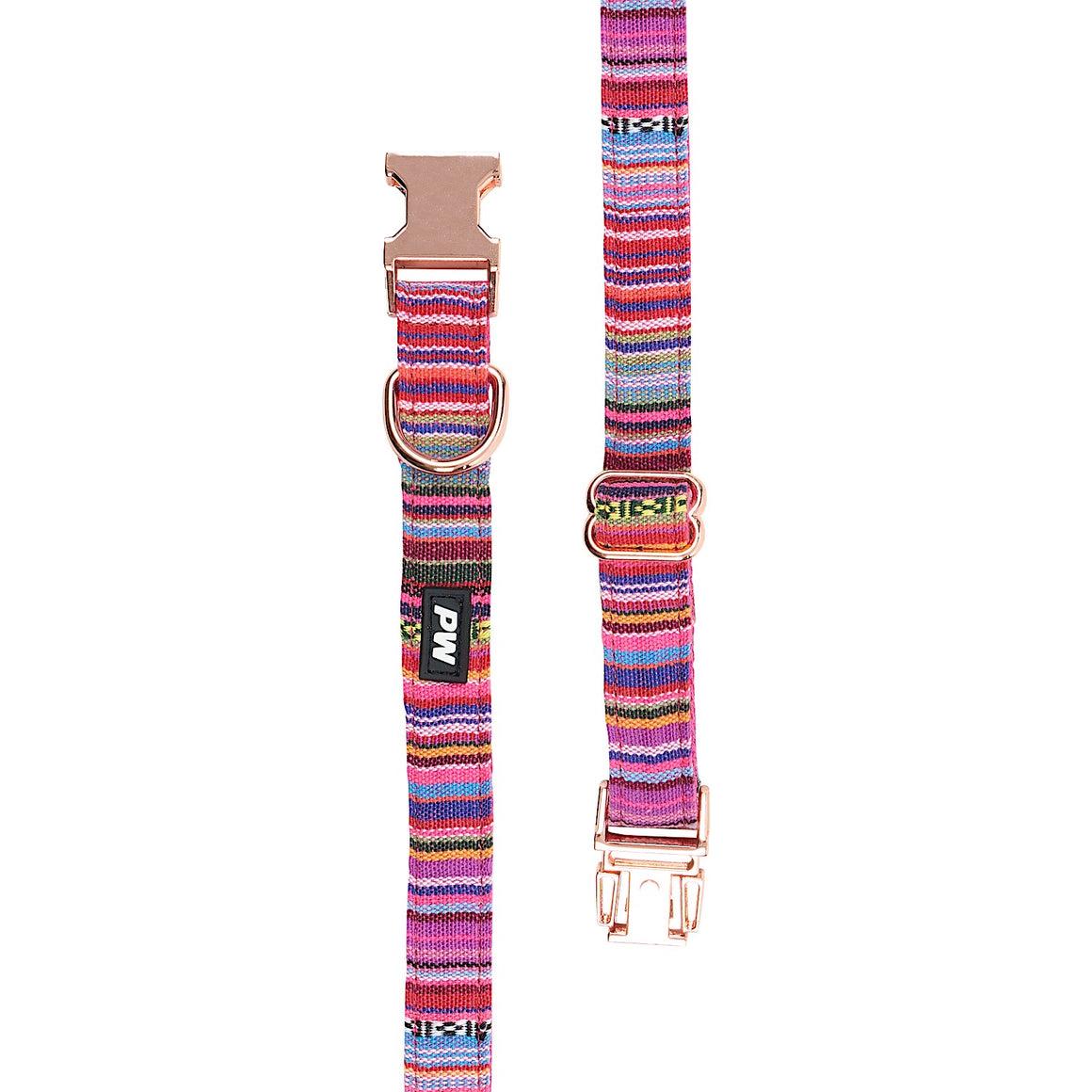 Pure Western Bowie Dog Collar - Pink