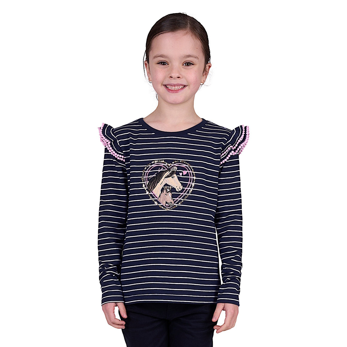 Thomas Cook Girl's Nicole Long Sleeve Tee - Navy