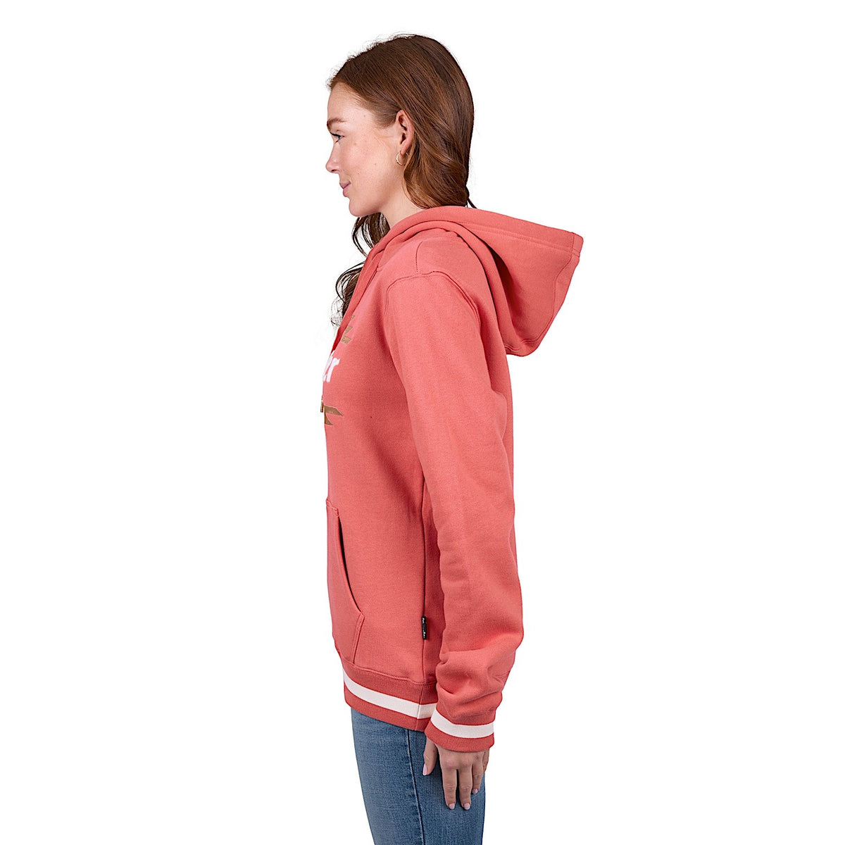 Wrangler Women's Sarah Pullover Hoodie - Coral