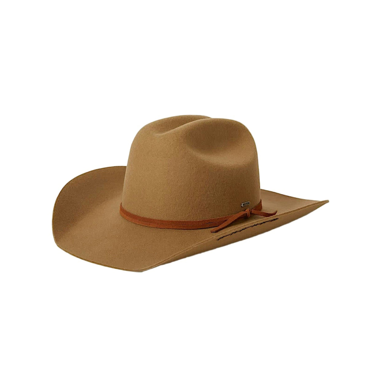 Brixton Laredo Branded Cowboy Hat Antique Bronze