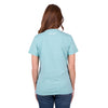 Wrangler Women's Athena Short Sleeve Tee - Light Blue