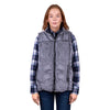 Wrangler Women's Denver Reversible Vest - Navy/Charcoal