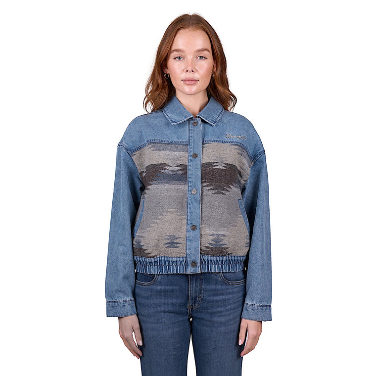 Wrangler Women's Lindy Jacket - Denim/Multi