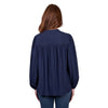 Wrangler Women's Bridie Long Sleeve Blouse - Navy