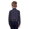 Thomas Cook Boy's Arlo Print 1-Pocket Long Sleeve Shirt - Navy/Tan