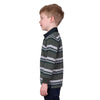 Thomas Cook Boy's Sam Stripe Rugby - Navy/Green