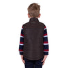 Thomas Cook Boy's Nathan Reversible Vest - Dark Brown/Navy