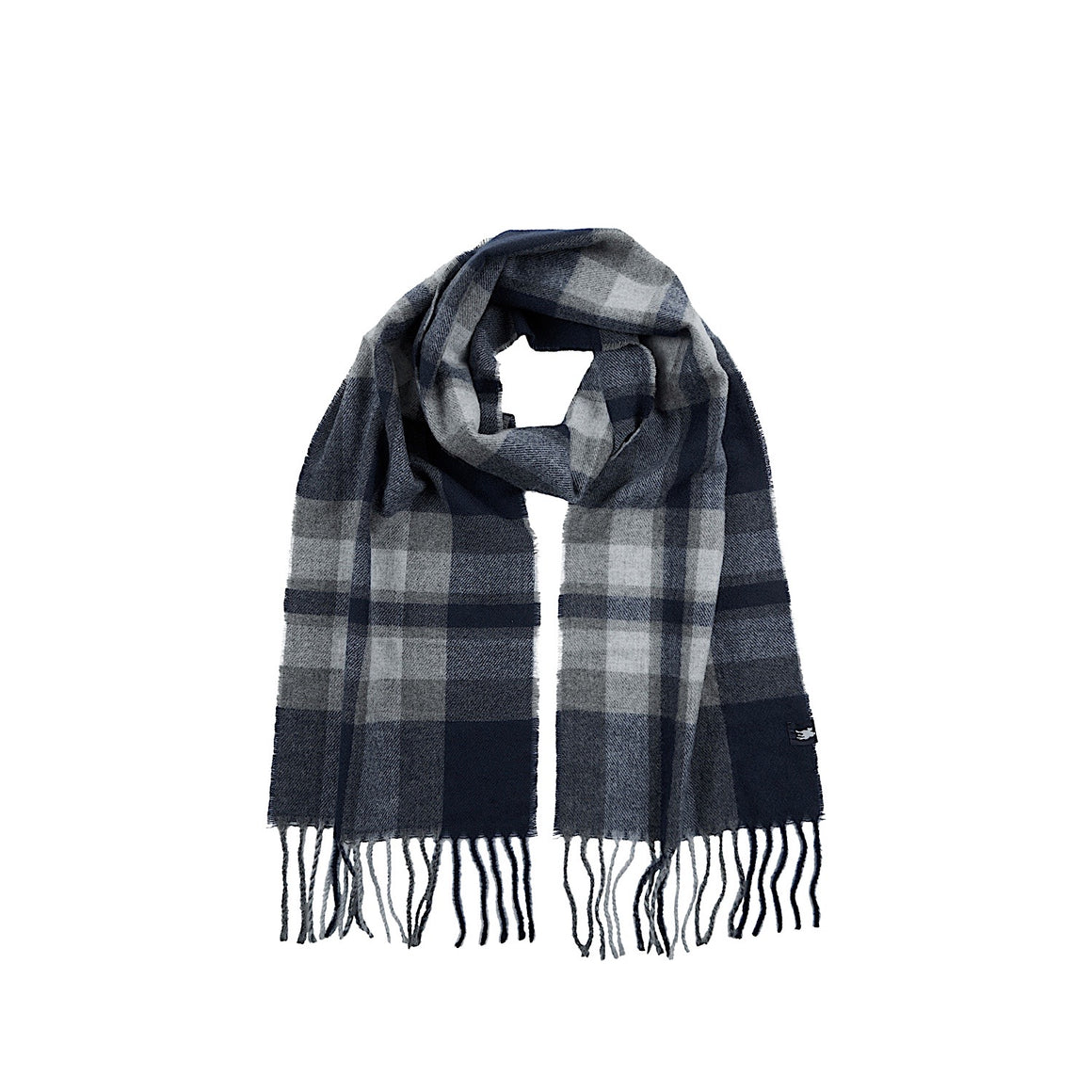 Thomas Cook Bonnell Scarf - Charcoal/Navy