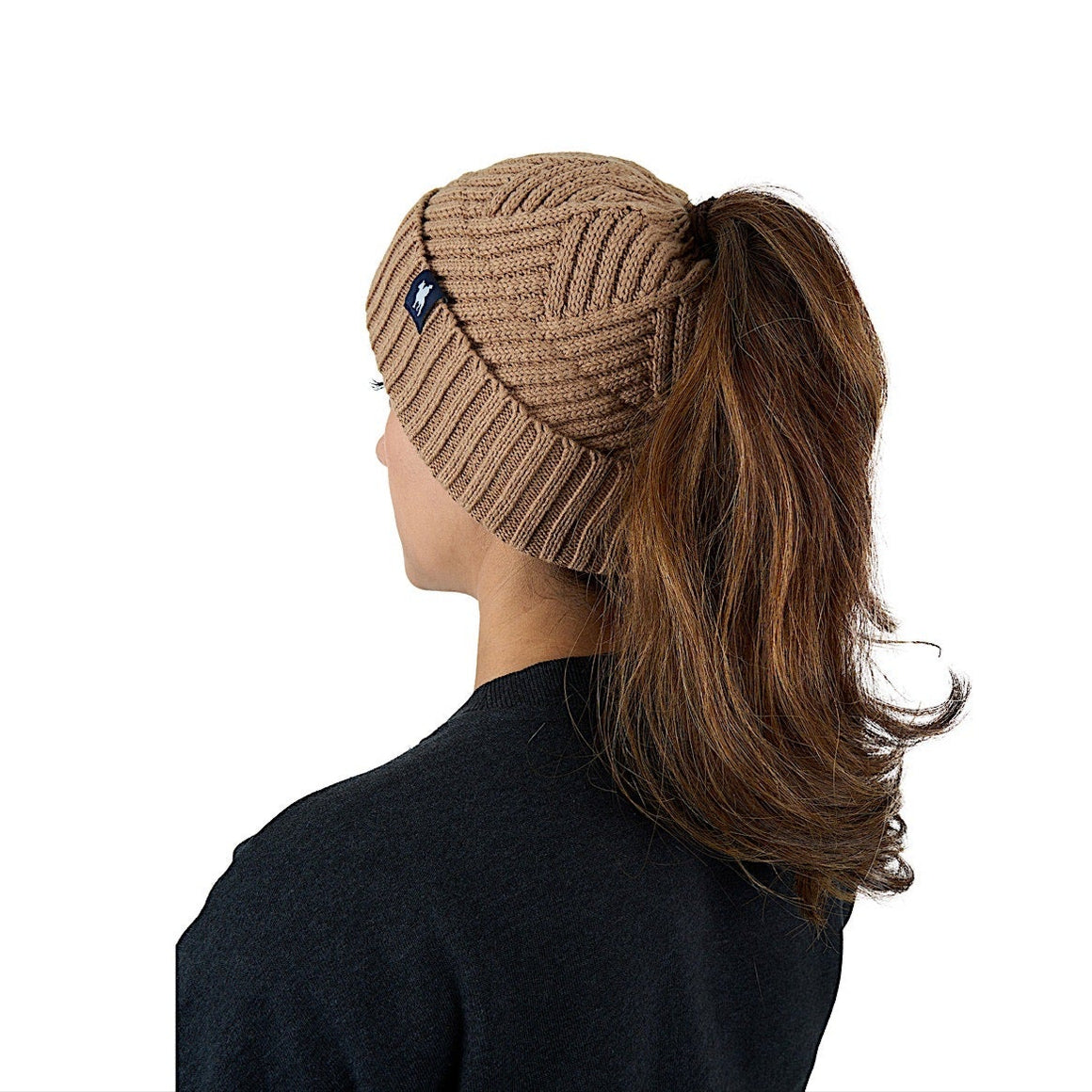 Thomas Cook Women's Naomi Ponytail Beanie - Camel