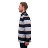 Thomas Cook Men's Ollie Stripe Rugby - Navy/Grey Marle