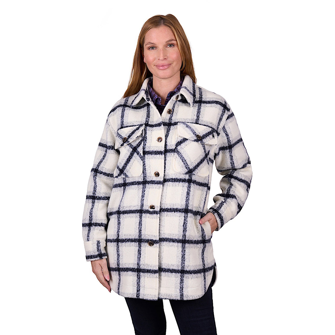 Dux-Bak by Thomas Cook Women's Elk Overshirt - Navy