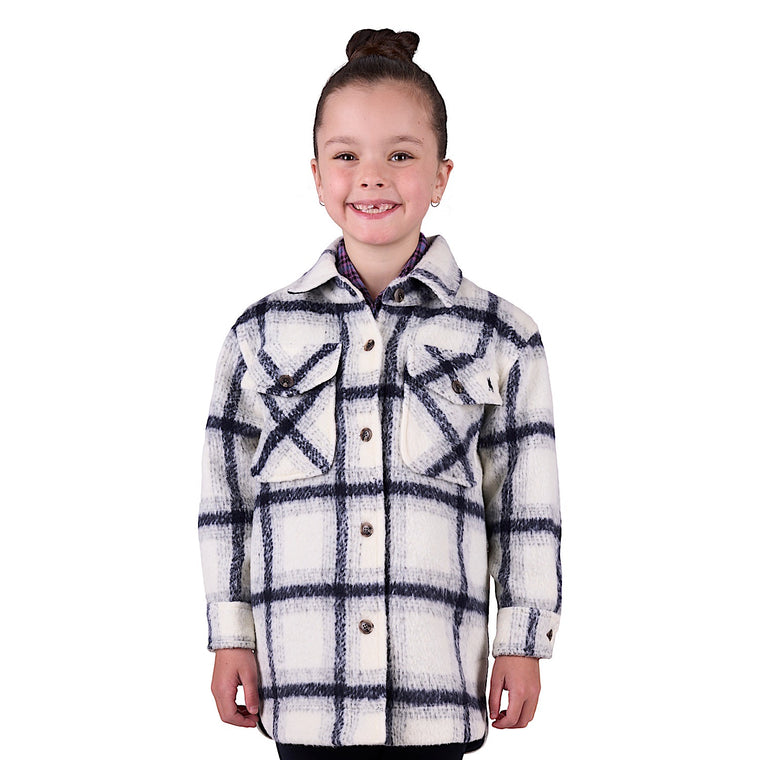 Dux-Bak by Thomas Cook Girl's Elk Overshirt - Navy