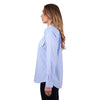 Hard Slog Women's Rux Half Placket Long Sleeve Shirt - Blue