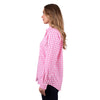 Hard Slog Women's Melly Full Placket Long Sleeve Shirt - Pink