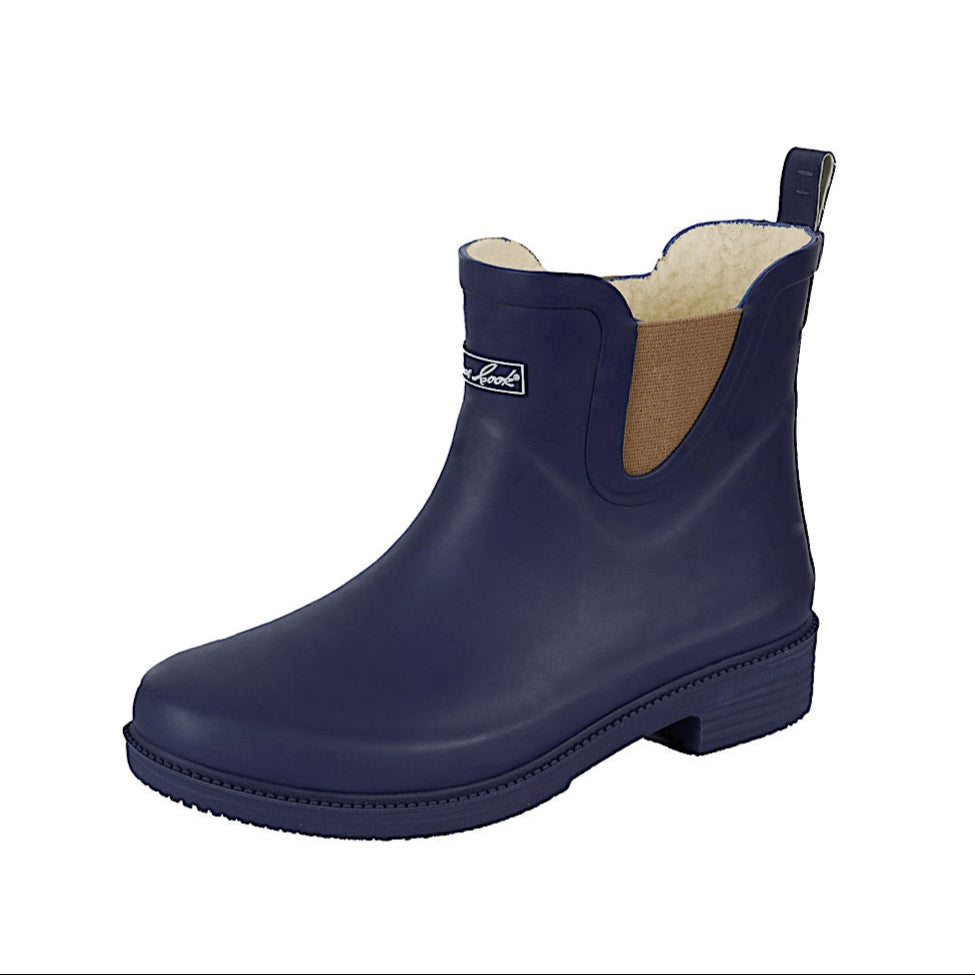 Thomas Cook Women's Wynyard Gumboot - Navy/Tan