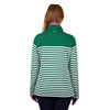 Thomas Cook Women's Andrea 1/4 Zip Stripe Rugby - Green