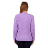 Thomas Cook Women's Sofia Rib Knit Jumper - Lilac Marle