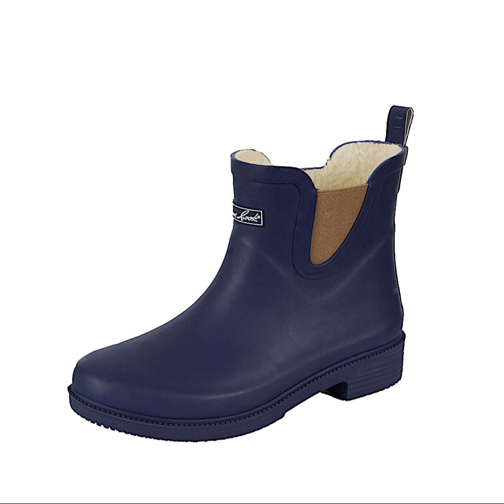 Thomas Cook Kid's Wynyard Gumboot - Navy/Tan