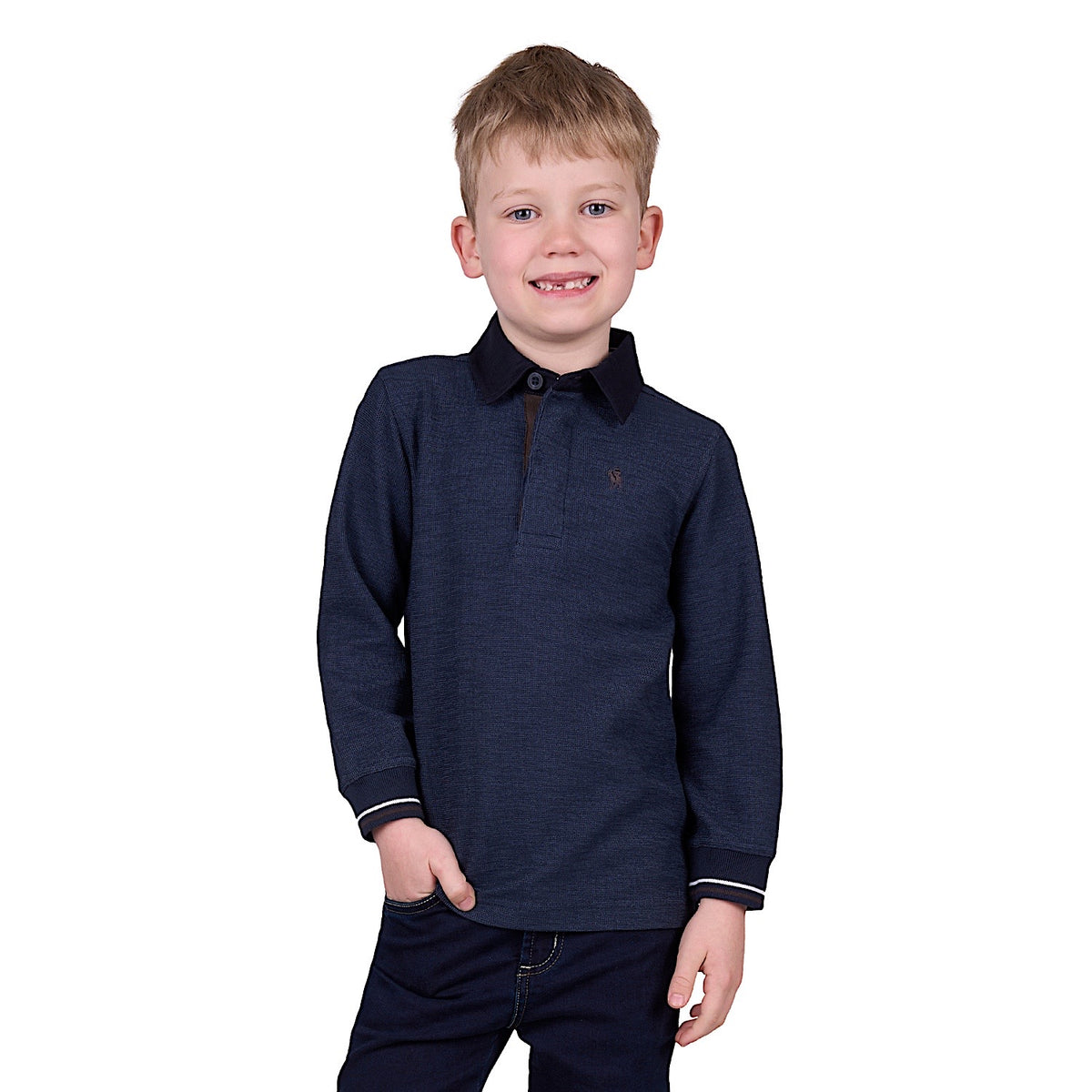 Thomas Cook Boy's Bowen Rugby - Navy Marle